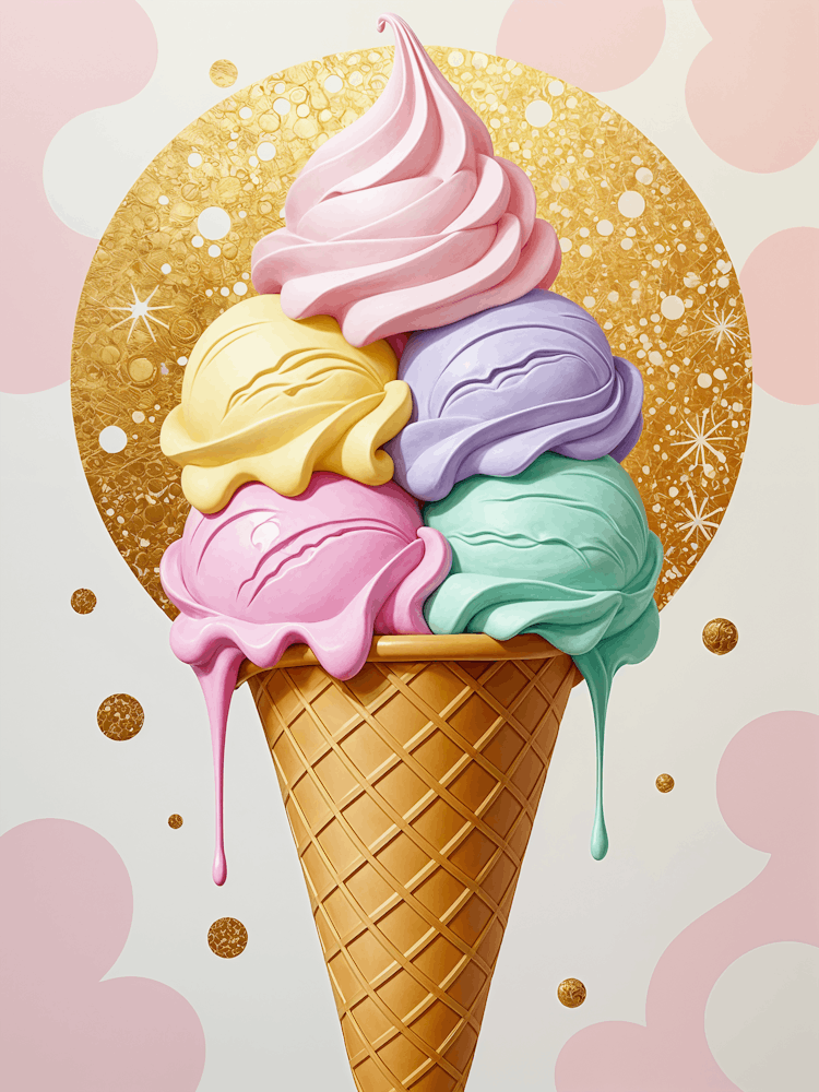 Summer Ice Cream Cone no1