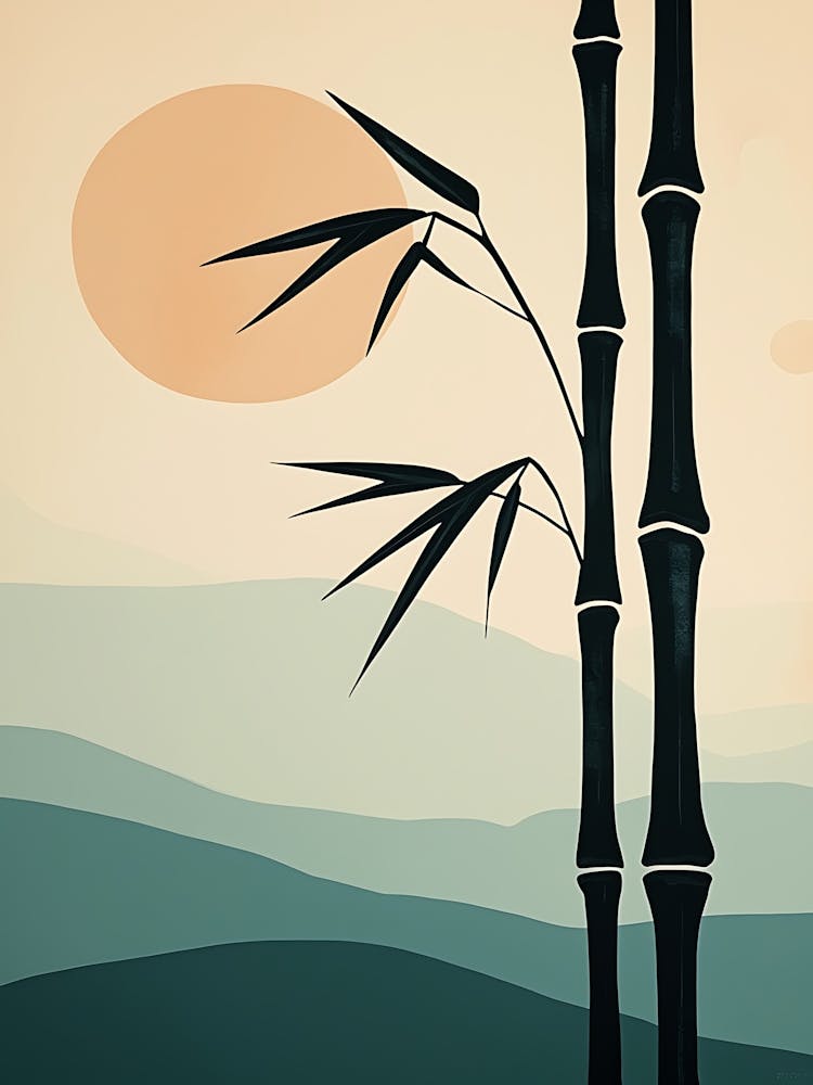 Delicate Leaf Art with Rustic Neutral Colors