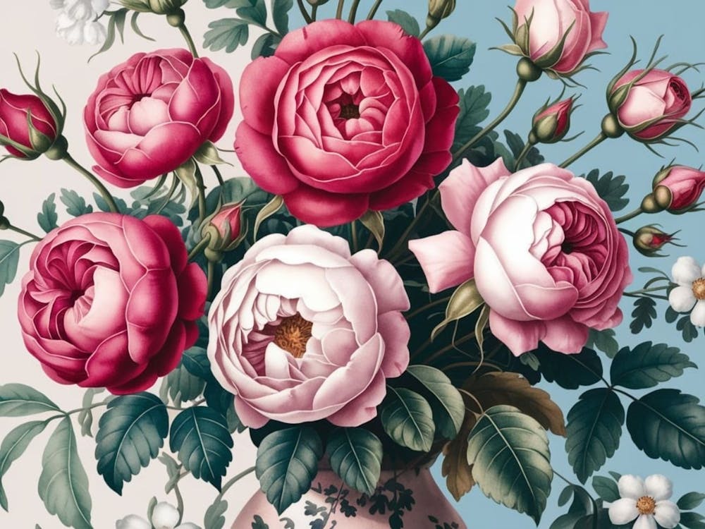 Roses In A Vase 5