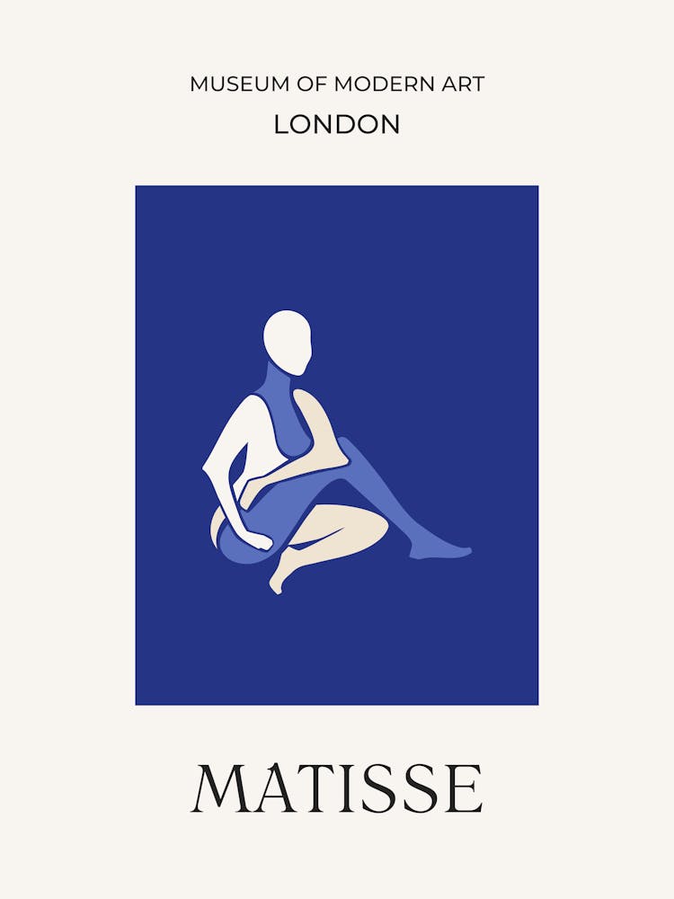 Matisse Blue Cutout