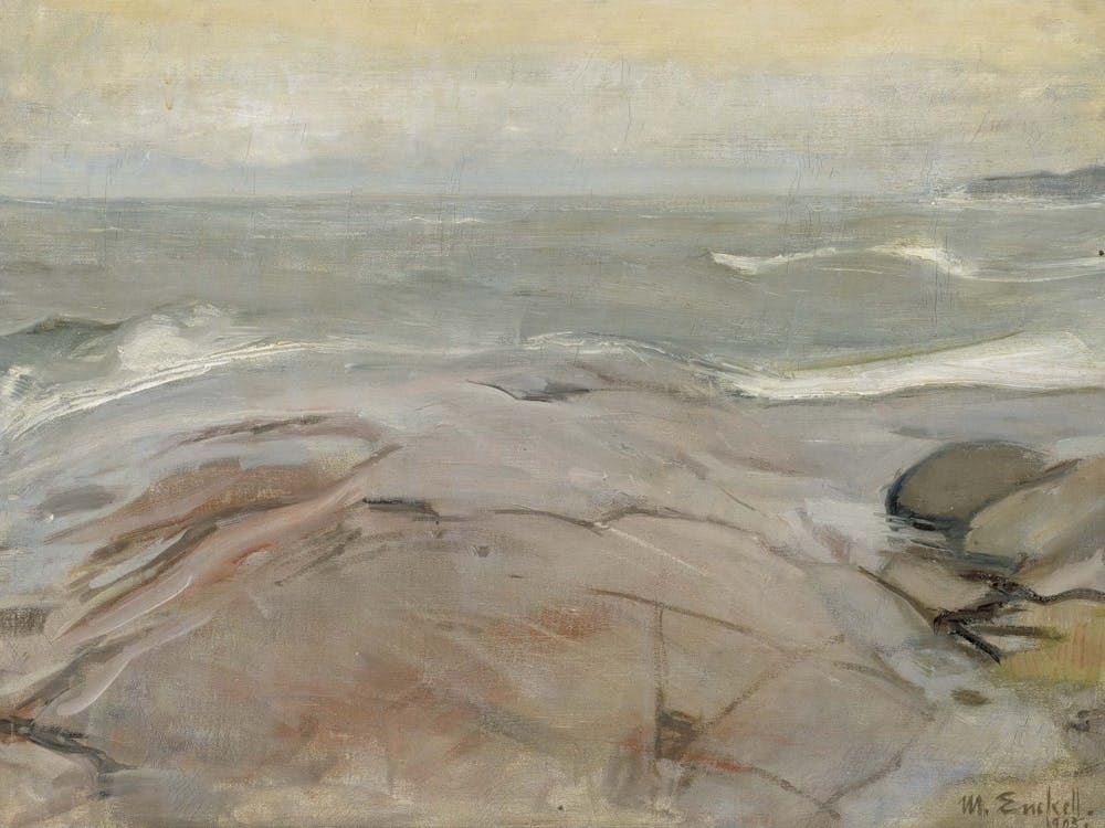 Seaside Landscape From Suursaari Island, 1905, By Magnus Enckell