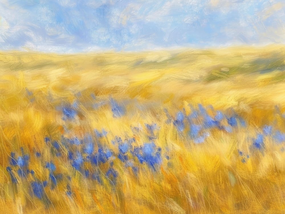 Field Of Bluebonnets