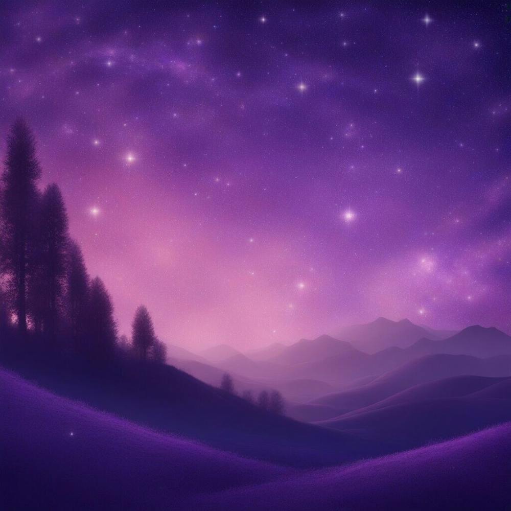 Purple Night Sky