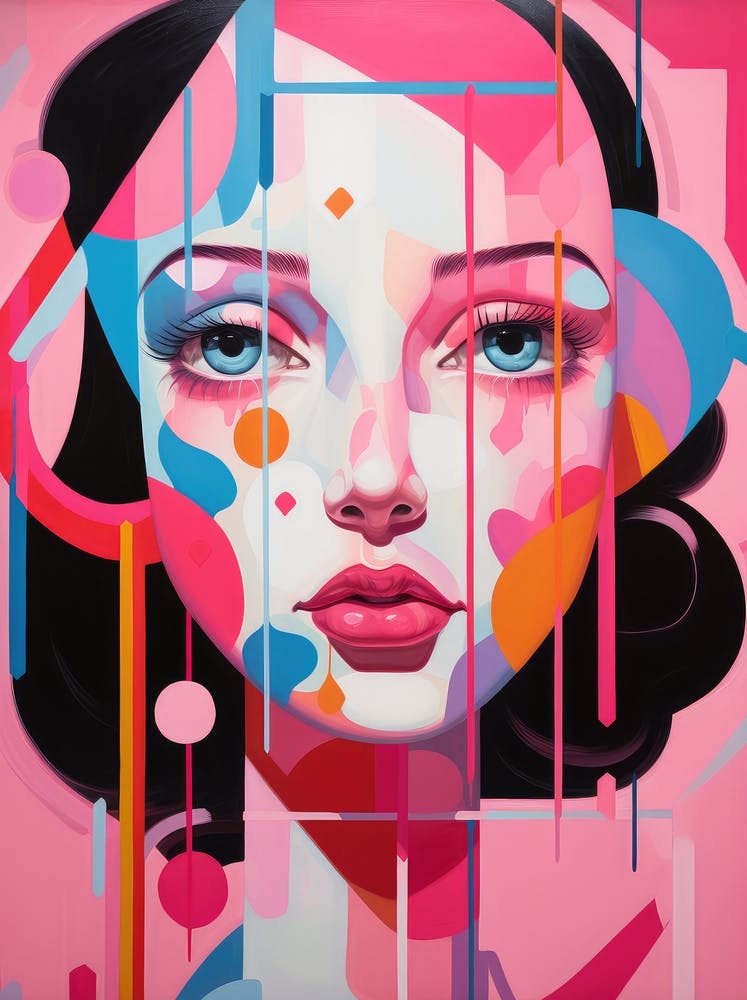 Abstract Portrait Of A Woman