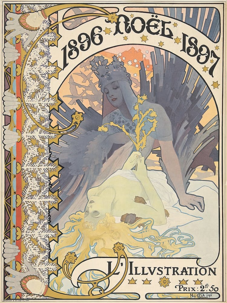 L’Illustration, Noël, Alphonse Mucha