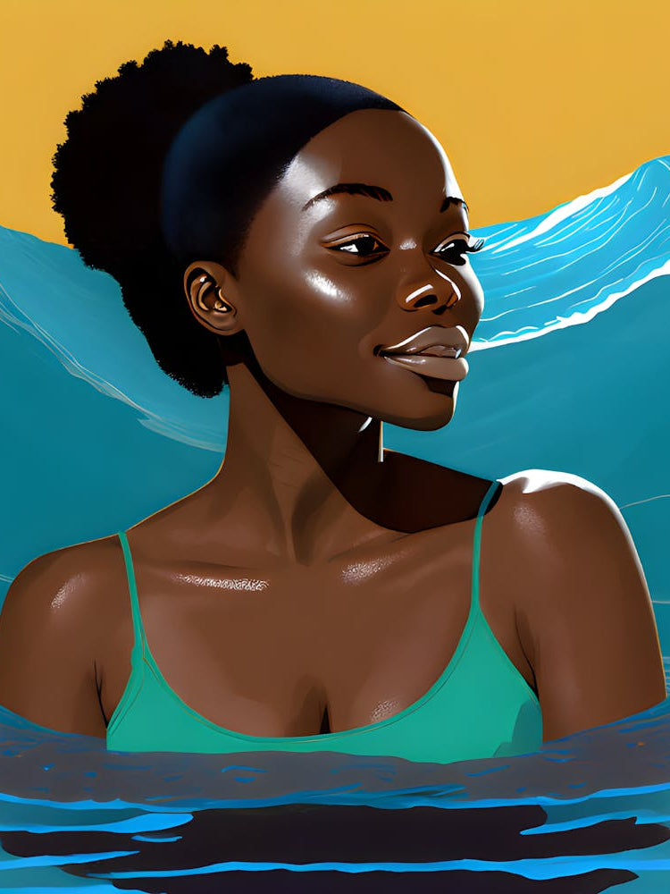 Black Girl In The Ocean