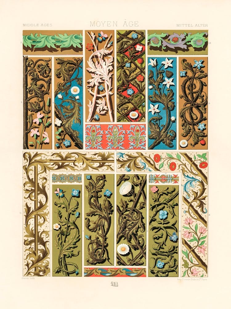 Middle Ages Pattern, Albert Racine 2