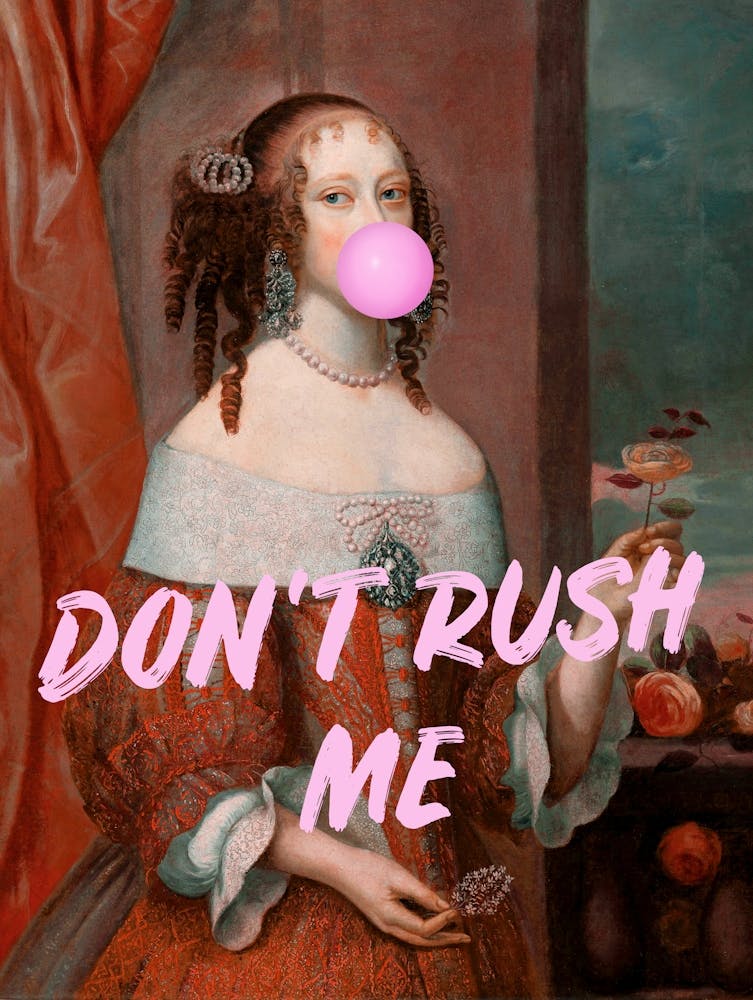 Don'T Rush Me Red Pink 5