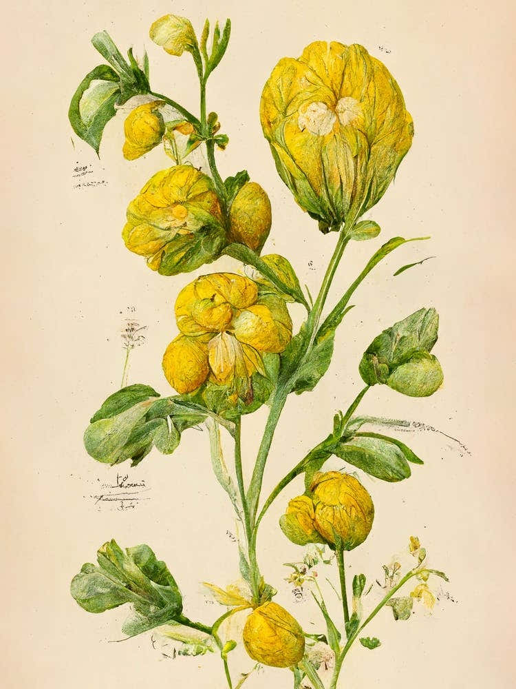 Yellow Flowers Botanical Farmhouse