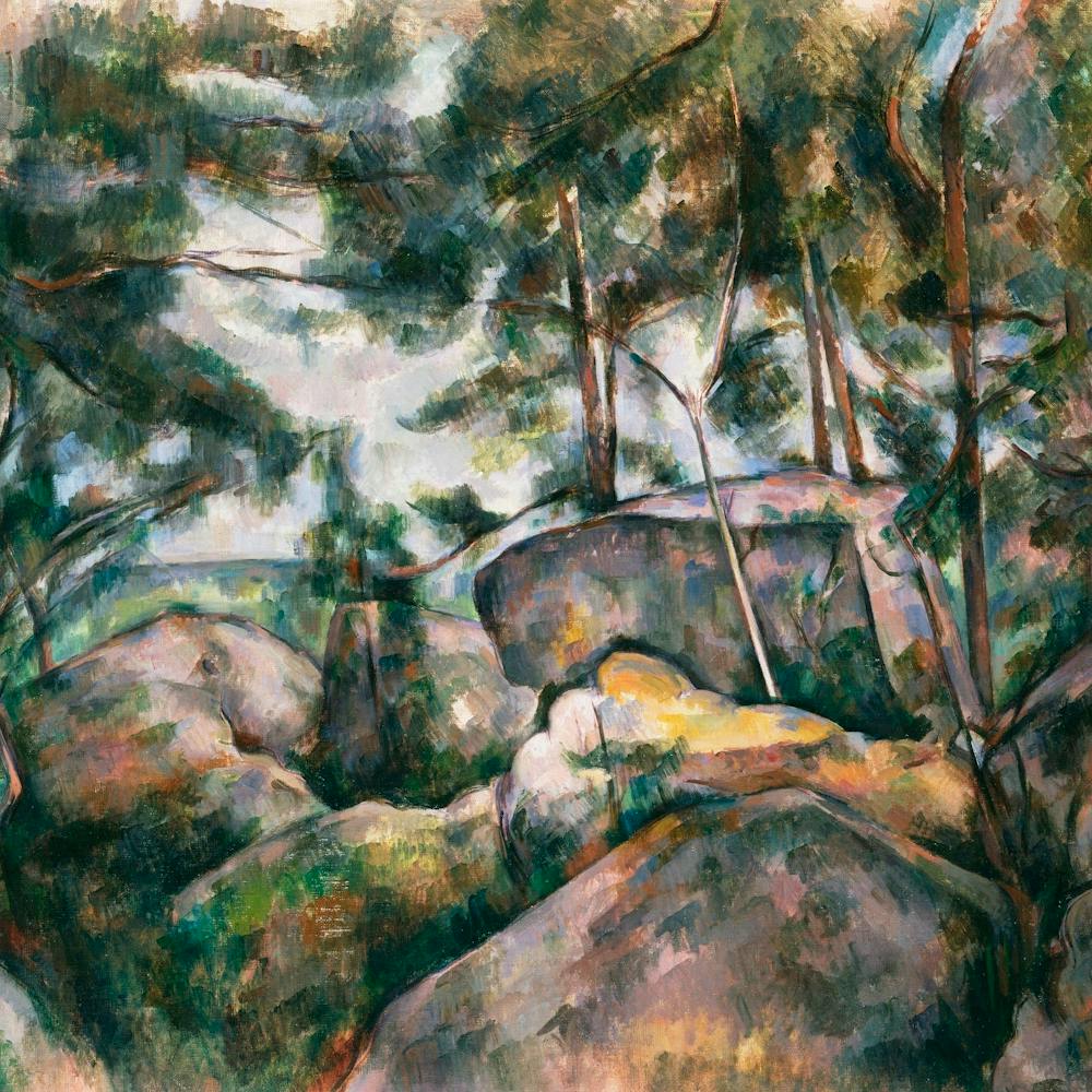 Paul Cezanne Rocks In The Forest,1890s