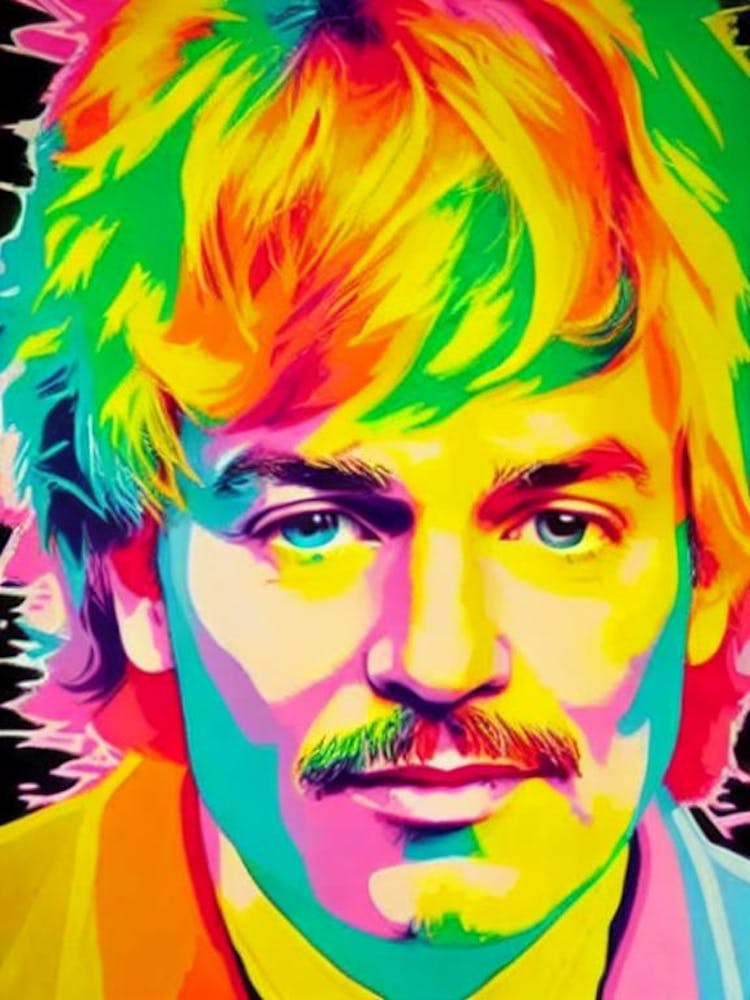 Daryl Hall & John Oates Colourful Pop Art
