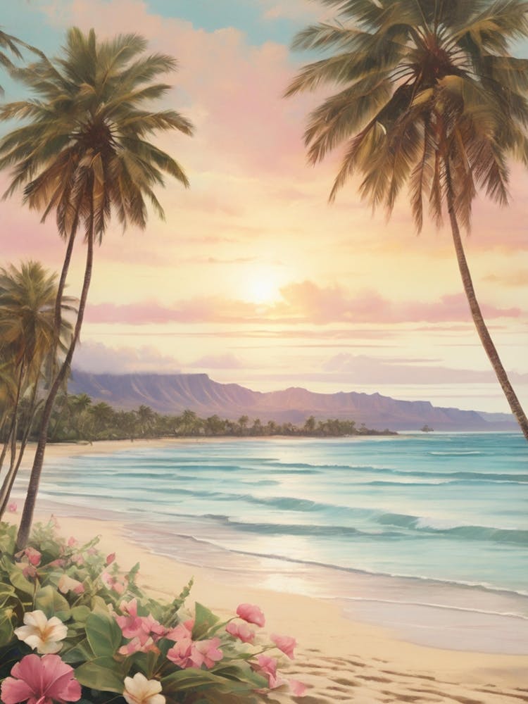 Coucher de Soleil Hawaïen