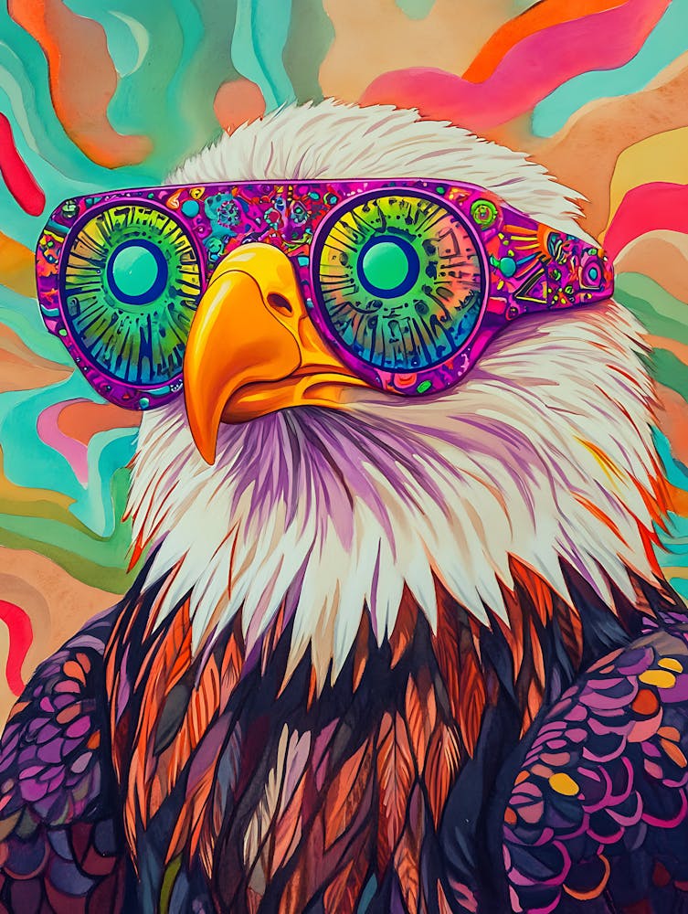 Eagle With Sunglasses 18