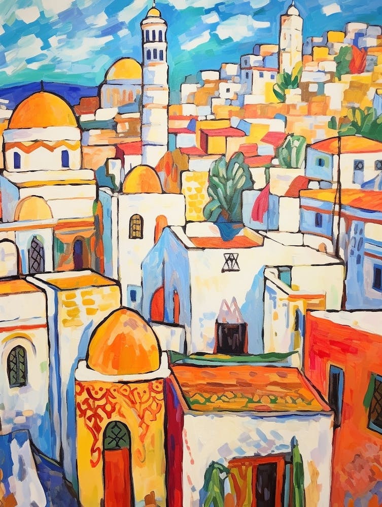 Tangier Morocco 7 Fauvist Painting