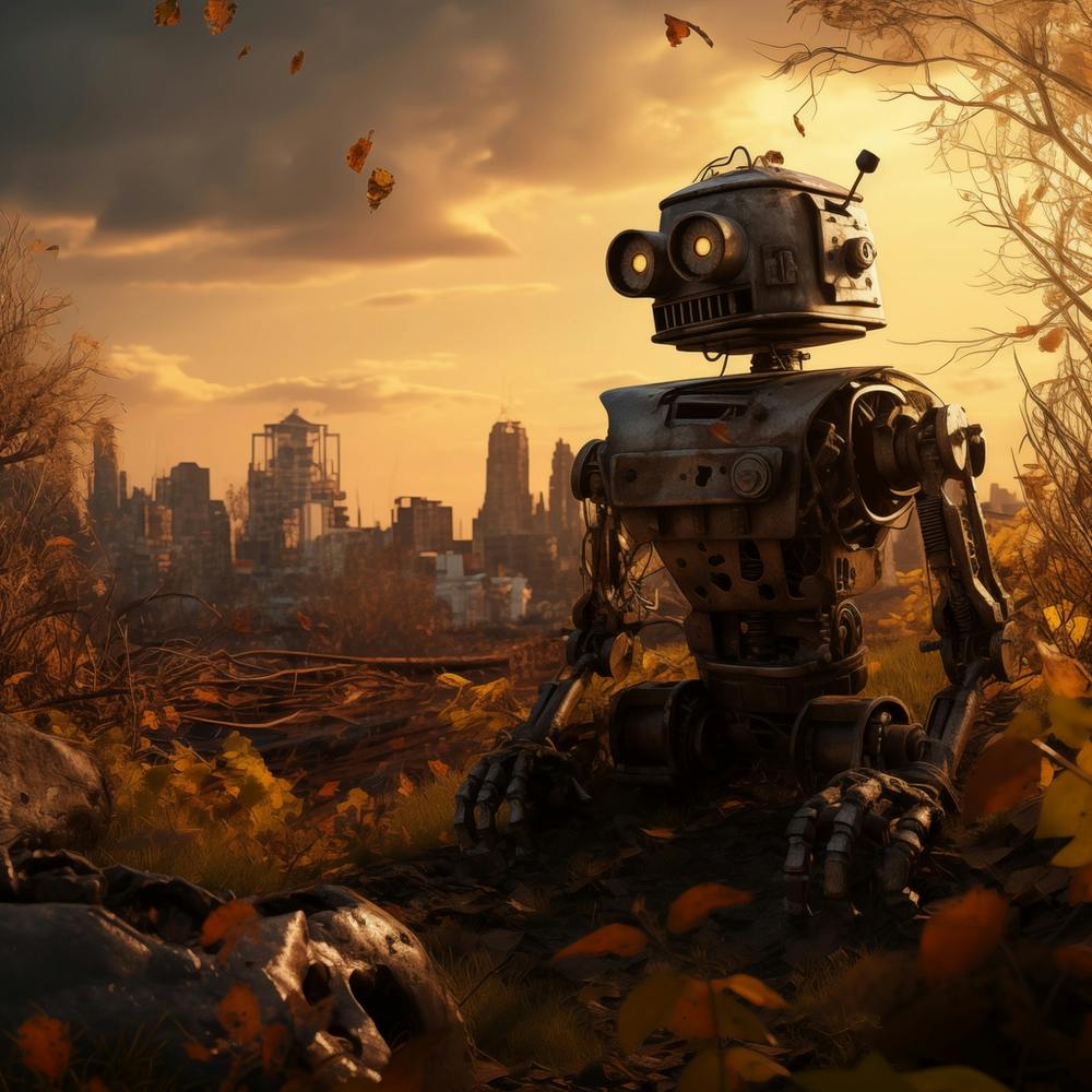 Robot In A Post apocalyptic world 1