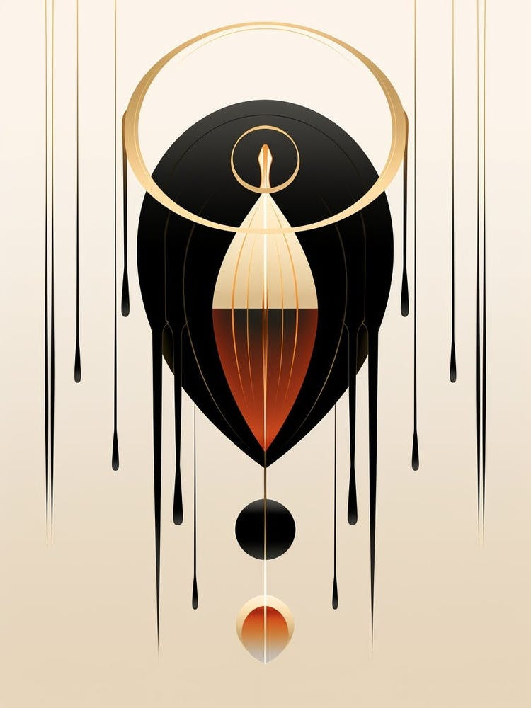 Beetle Minimalist Abstract 3