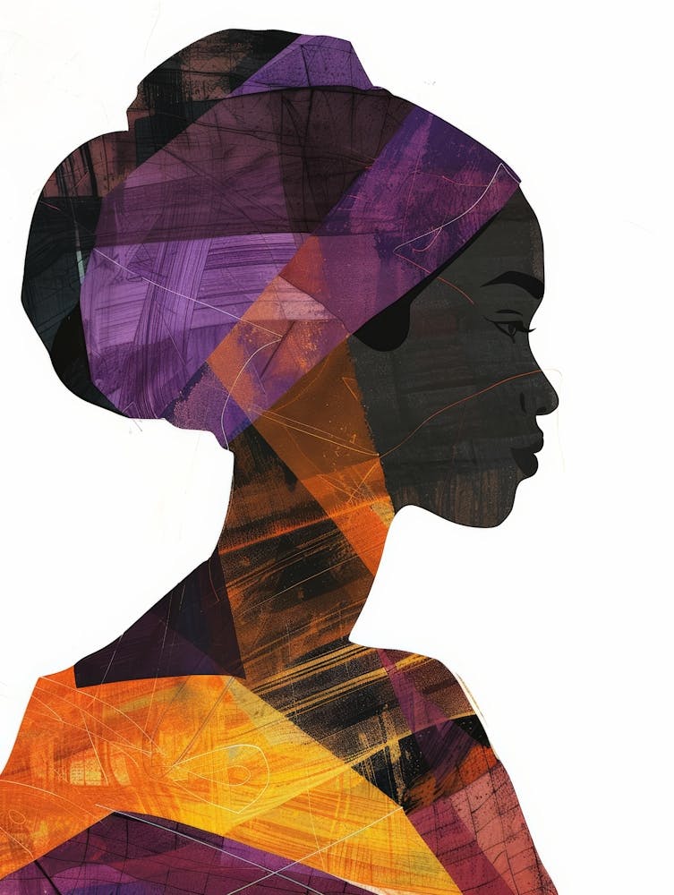 Silhouette Of African Woman 15