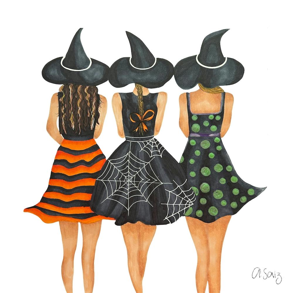 Three Friendly Witches
