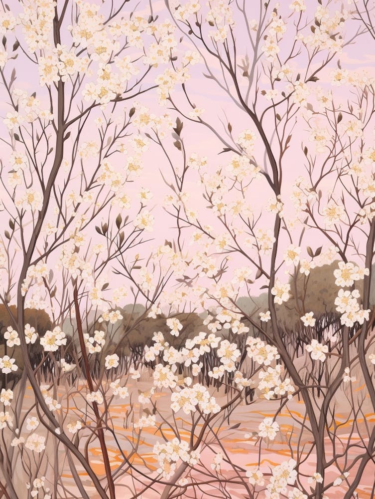Gypsophila Babys Breath 2 Flower Painting