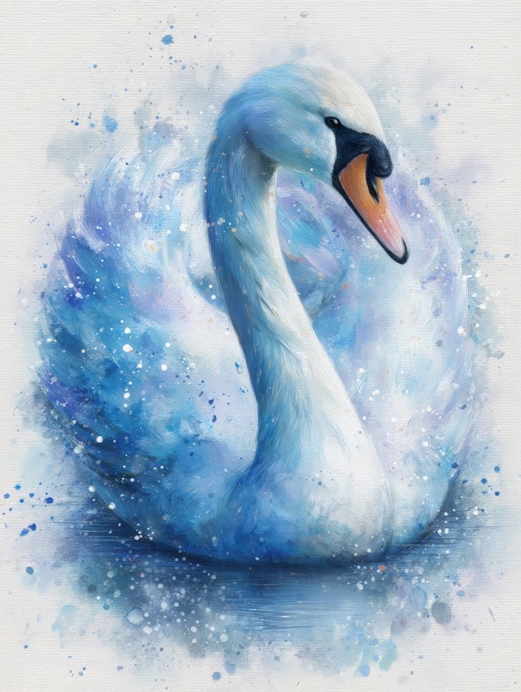 Aihrgdesign Isolated Watercolor Painting Of Birds Elegant Swa Ec88ed74 B976 47e0 B022 96cbfd1f28a2 3