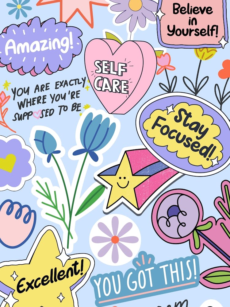Self-Love Stickers