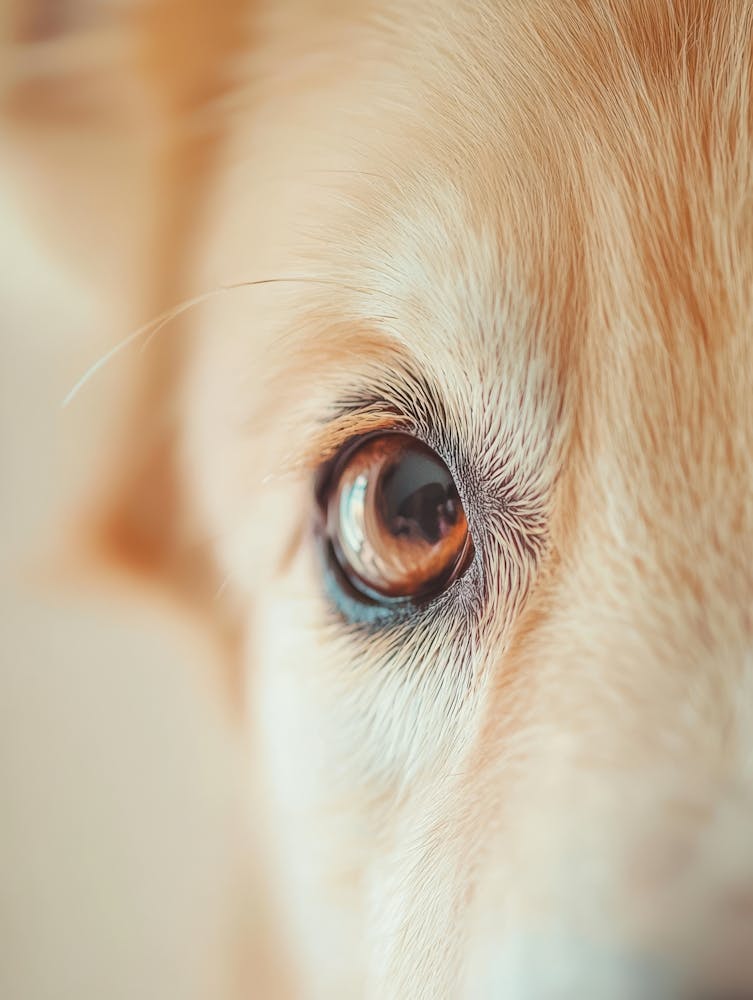 Close Up Of A Dog'S Eye. Generated AI. 1