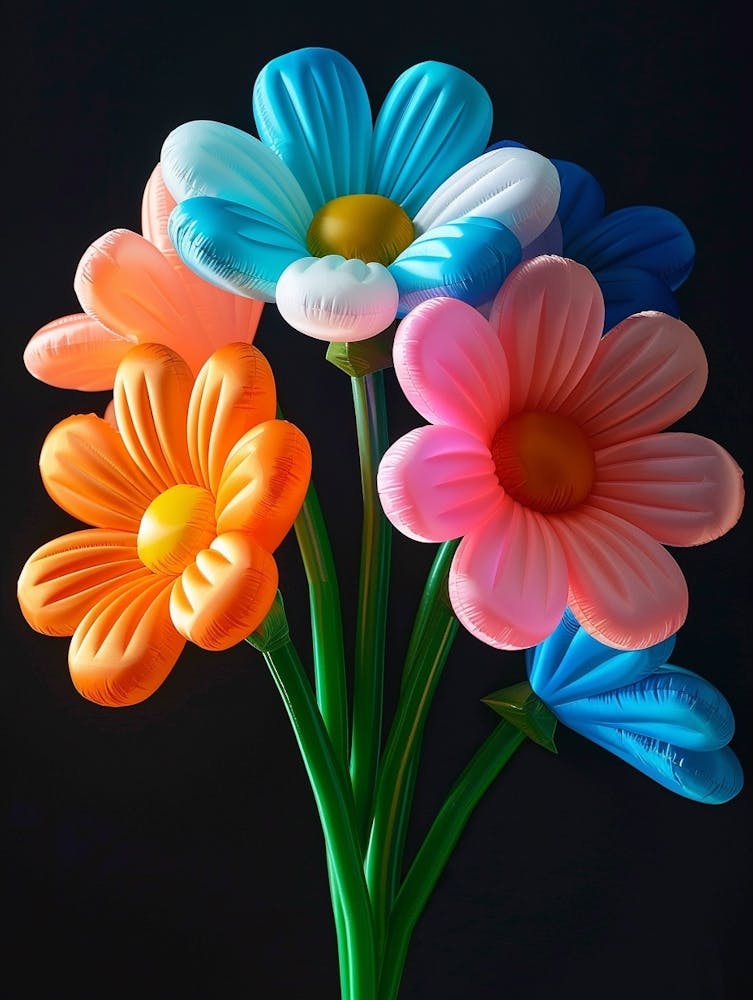 Bright Inflatable Flowers Asters 3