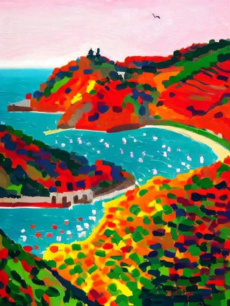 Cinque Terre National Park 1 Italy Abstract Colourful