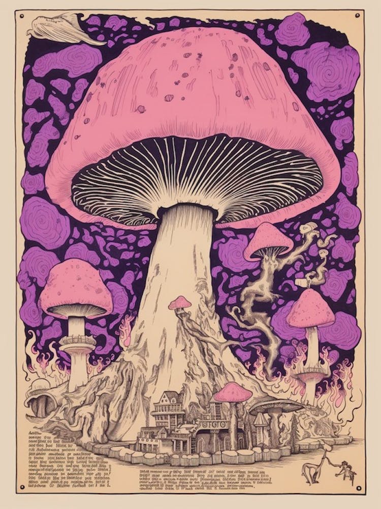 Purple Mushroom 1