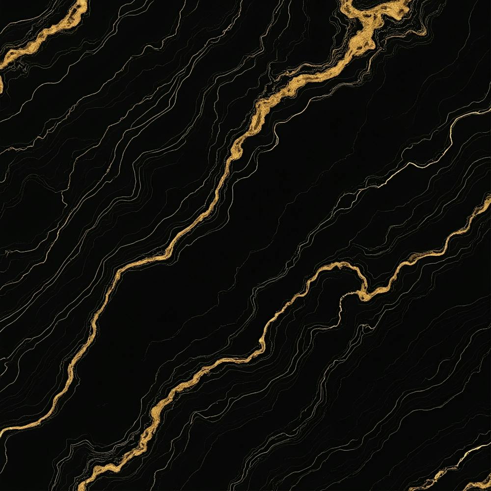 Black And Gold Marble