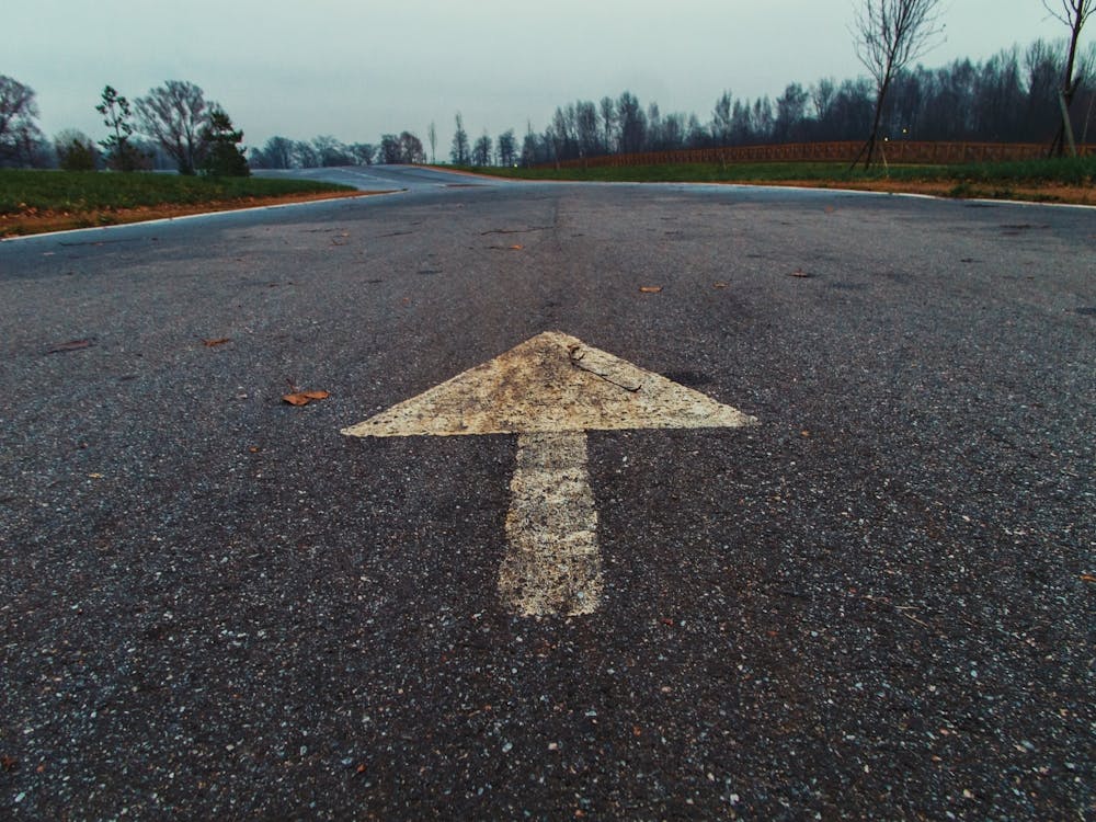 Arrow In The Road 1