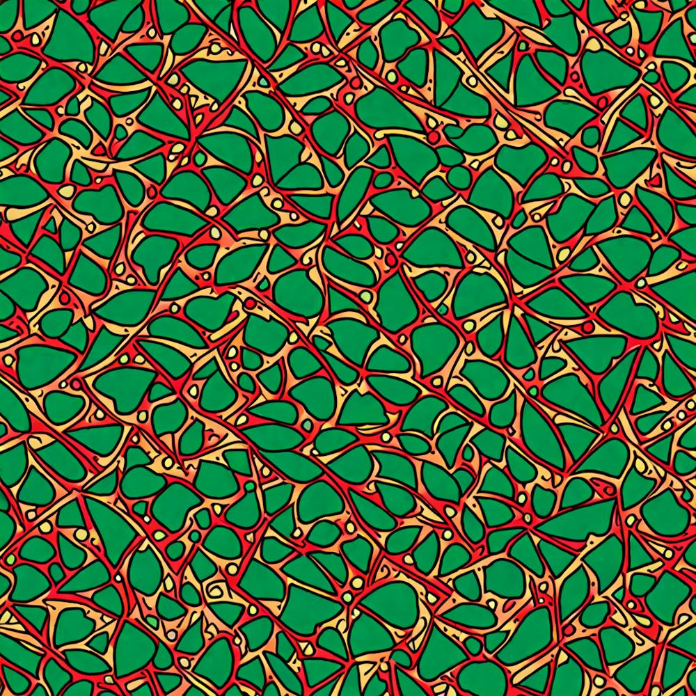 Christmas like pattern, A Pattern Featuring Abstract Geometric Shapes With Edges Rustic Green And Red Colors Flat Art, 101