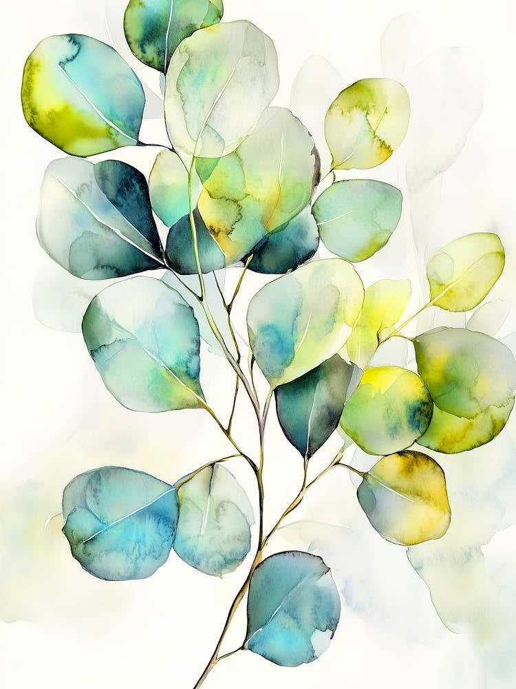 Eucalyptus nature floral art 4