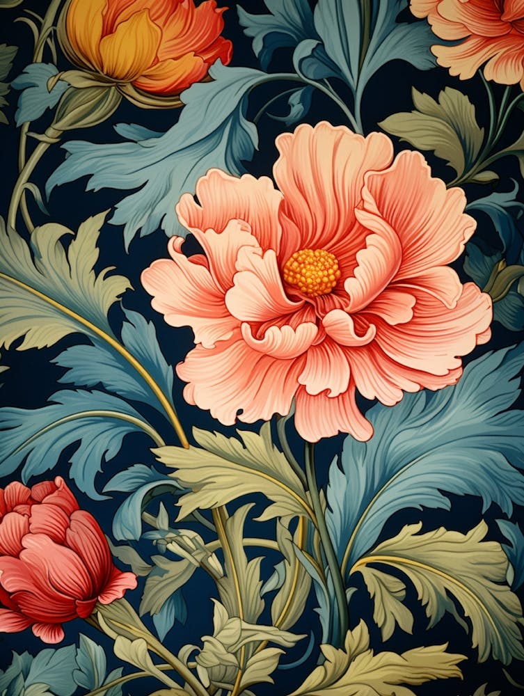 Wallpaper Pattern With Flowers