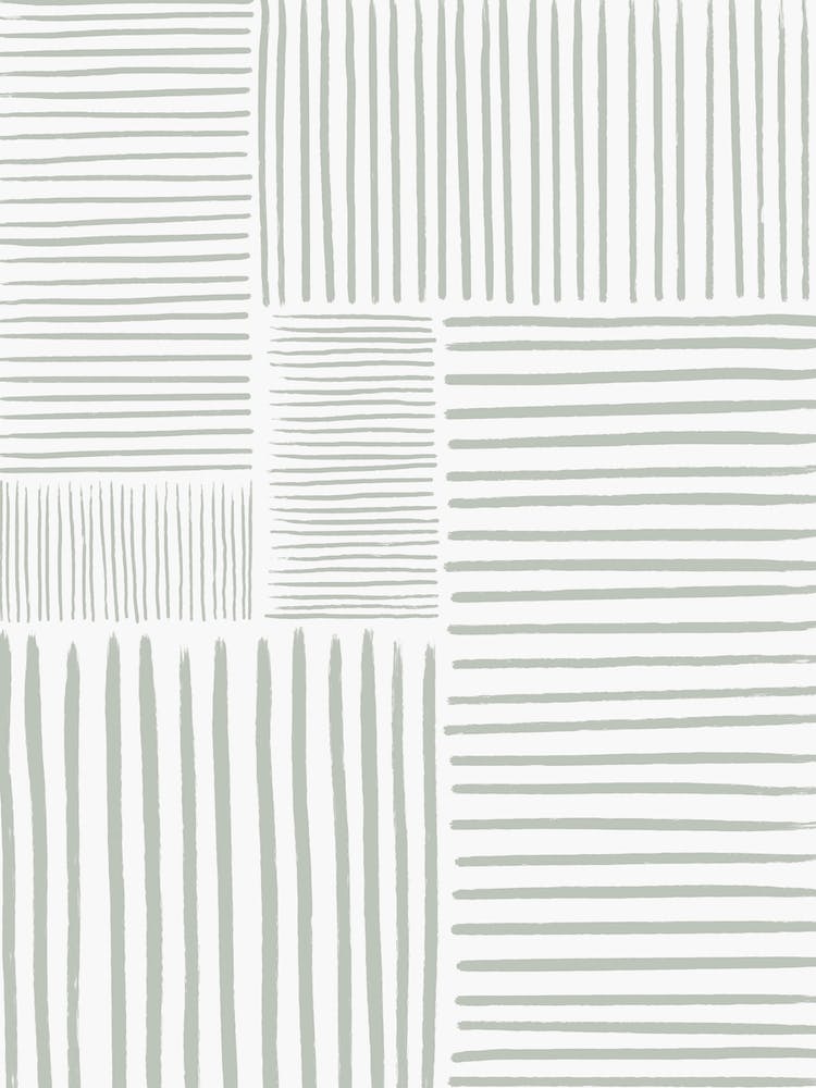 Minimal Lines 2 Sage Green