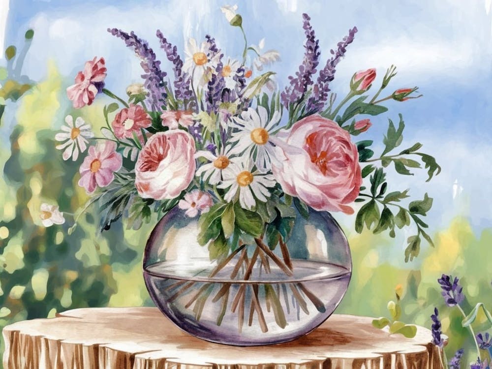 Vase Of Flowers 1