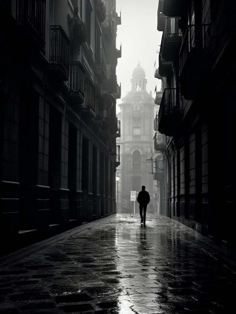 Zaragoza, Spain, Black And White Analogue Photography 4