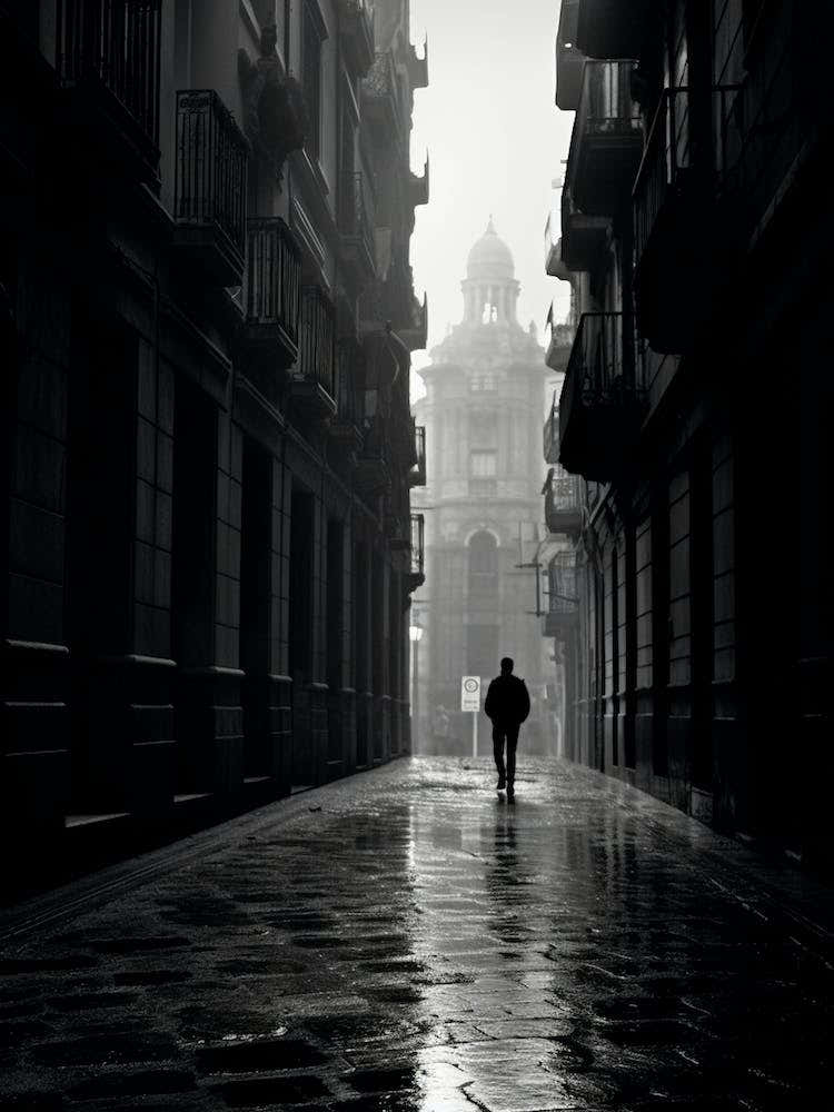 Zaragoza, Spain, Black And White Analogue Photography 4