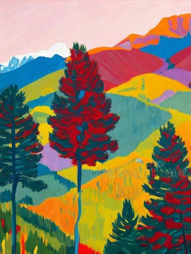 Écrins National Park 1 France Abstract Colourful