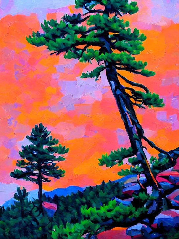 Rocky Mountain Juniper Tree Cubist 2