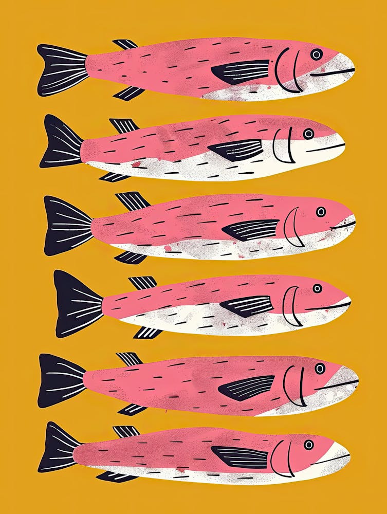 Fisherman Vision Fish Poster