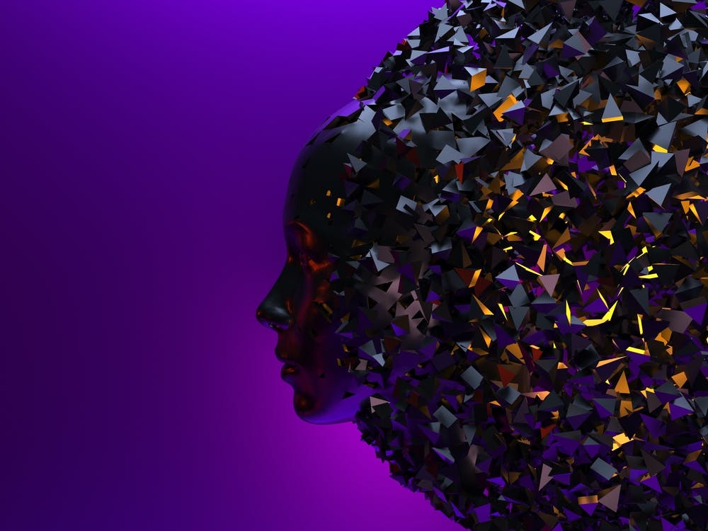 Abstract Woman Head
