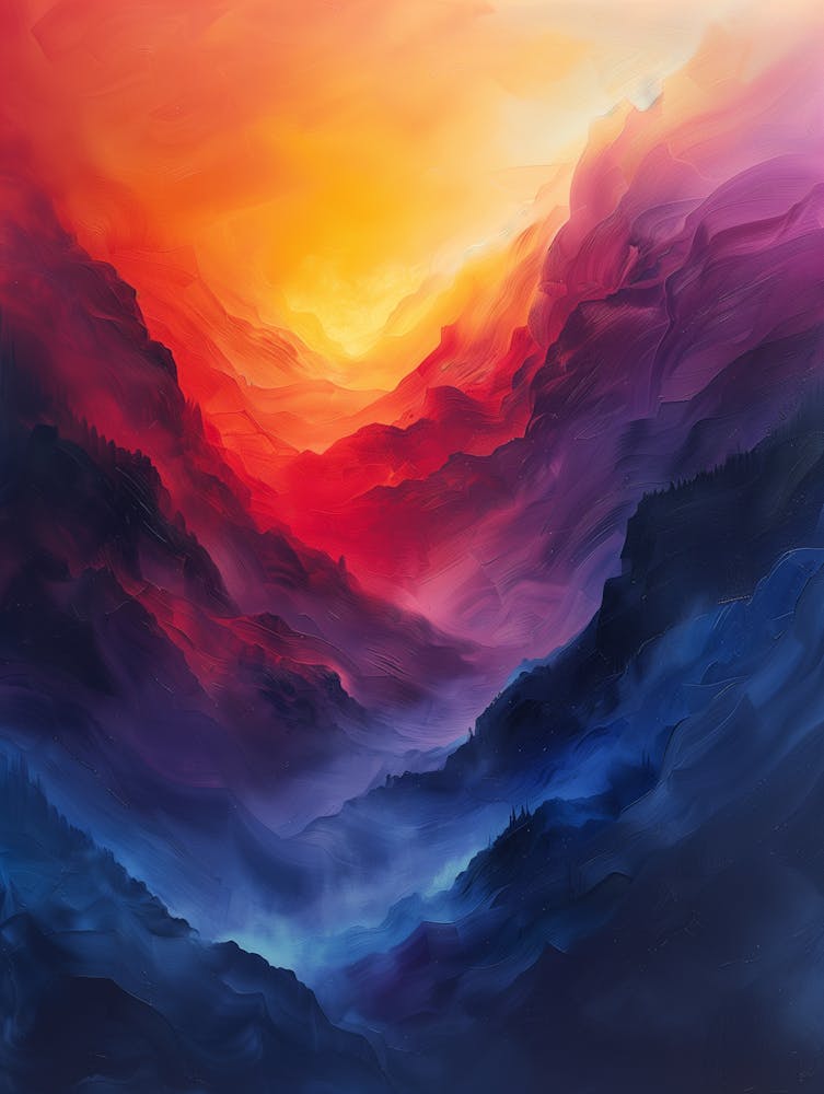Sunset In The Mountains 5