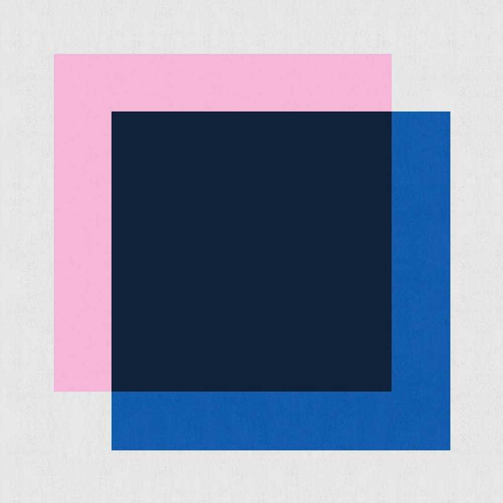 Pink and blue geometry 4