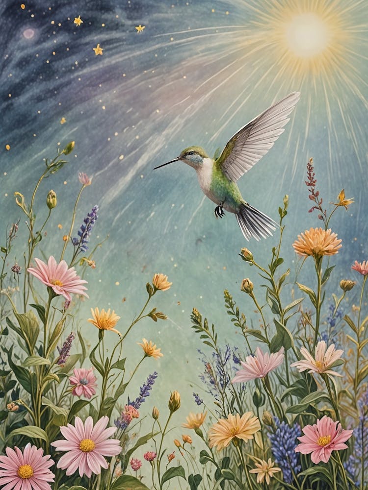Kolibri im Garten