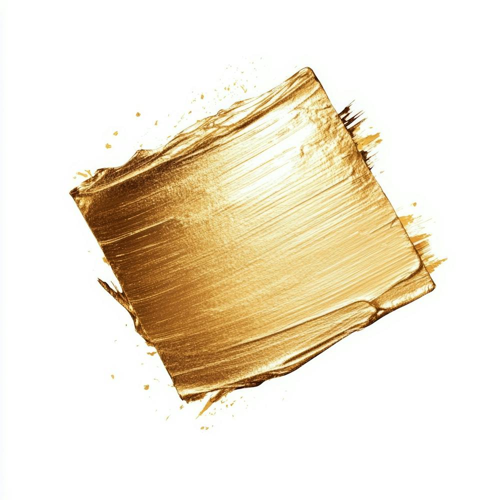 Goldfarbe auf weißem Hintergrund