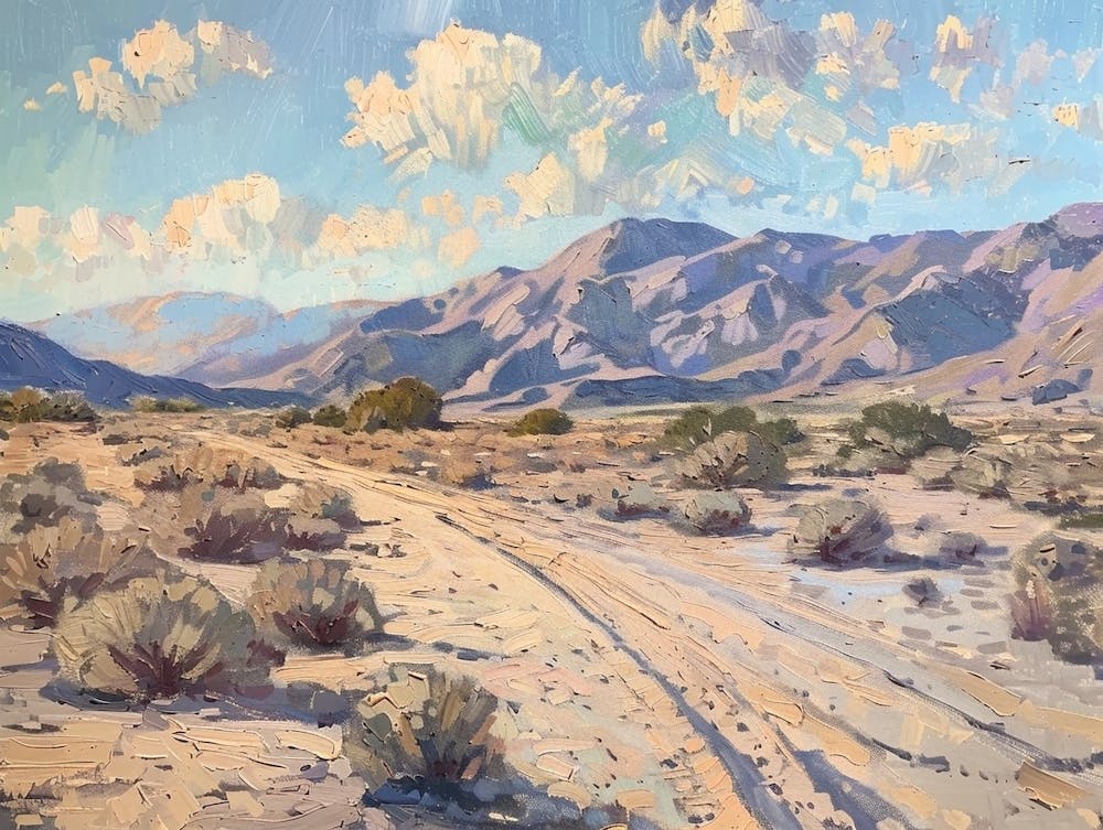 Paysages de l'Ouest Mojave Desert Nevada 2
