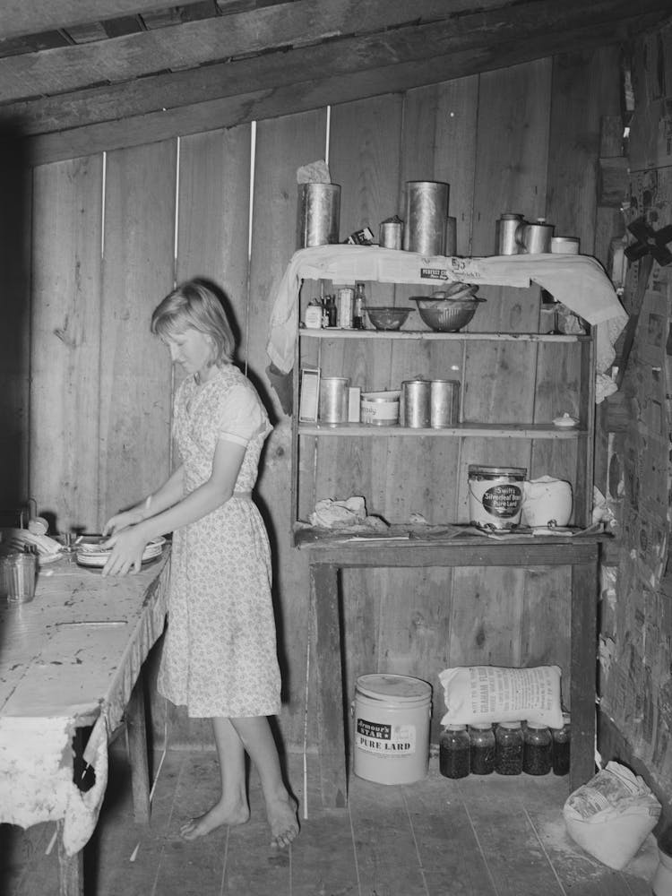 Untitled Photo, Possibly Related To Kitchen Of Agricultural Day Laborer North Of Sallisaw, Oklahoma, Sequoyah