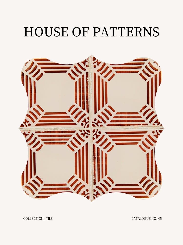 Tile Pattern Poster 46