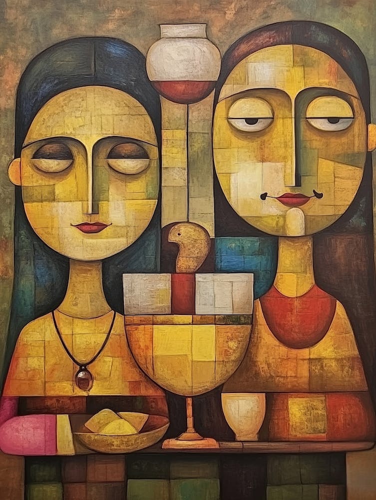 Two Women Art